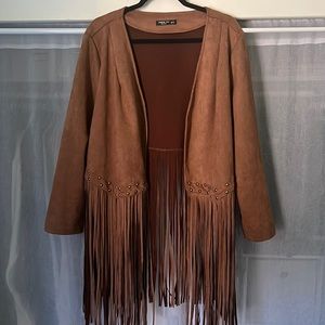 Shein Fringe Jacket